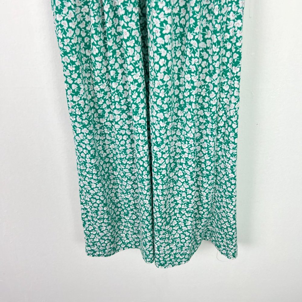 NWOT Stitch Fix Kaileigh Tasha Knit Dress Sleeveless Floral Green Size Small S - Picture 10 of 12